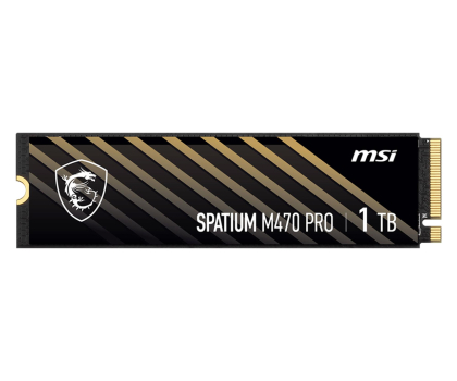 Dysk wewnętrzny MSI 1TB M.2 PCIe Gen4 NVMe Spatium M470 PRO